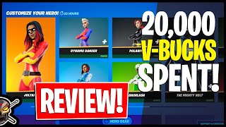 Spending 20000 VBUCKS on EVERY SUPER HERO Gameplay  Before You Buy Fortnite Battle Royale [upl. by Mayhs88]