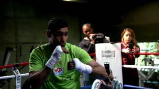 Amir Khan Stops Kell Brook In 6 EsNews Boxing [upl. by Nolram]