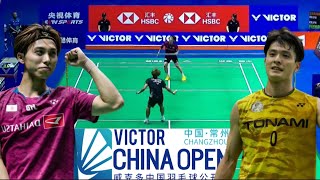 Kodai Naraoka JPN VS Takuma Obayashi JPN  Round Of 32 Victor China Open 2024 [upl. by Abernathy270]