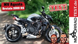 MV Agusta Brutale 1000 RS  Test Sound Beschleunigung Fahraufnahmen Technik etc [upl. by Eiuqram]