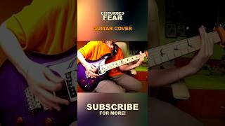 Disturbed  Fear  guitar cover shorts [upl. by Harbert]