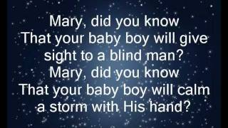 quotMary Did You Knowquot with lyrics [upl. by Cathyleen]