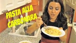 THE REAL PASTA ALLA CARBONARA [upl. by Frear]