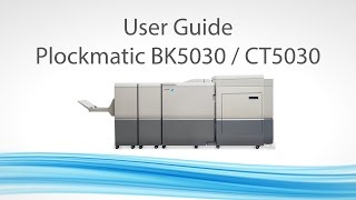 Plockmatic BK5030  CT5030 User Guide [upl. by Repinuj]