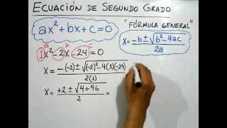 Cómo resolver ecuaciones cuadráticas con la fórmula general [upl. by Gnouh]