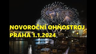 TO NEJLEPŠÍ NOVOROČNÍ OHŇOSTROJ PRAHA 11 2024  OSLAVA MIMO CENTRUM PRAHY  SILVESTR 2023 PRAHA [upl. by Wakerly99]