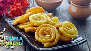 Jalebi Recipe for Jalebi Homemade Jalebi by Tarla Dalal [upl. by Leagiba]