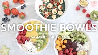 Vego med Therese SMOOTHIE BOWL RECEPT i samarbete med Planti [upl. by Tarrel867]