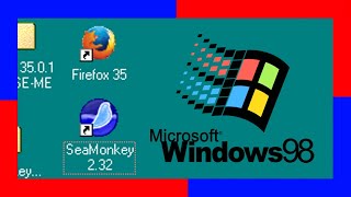 Firefox 35 en Windows 98 SE Y SeaMonkey 232 [upl. by Ajna]