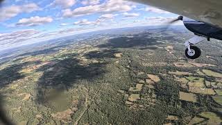 Landing at Figeac Livernon down wing view Tecnam Sierra neo [upl. by Htez]