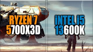 Ryzen 7 5700X3D vs 13600K Benchmarks  Tested in 15 Games and Applications [upl. by Alodee]