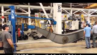 Bucket Boom fabrication using ALM Welding Positioner [upl. by Stoddard714]