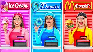 Cooking Challenge McDonald’s vs Ice Cream vs Donuts by Multi DO Challenge [upl. by Tibbitts]