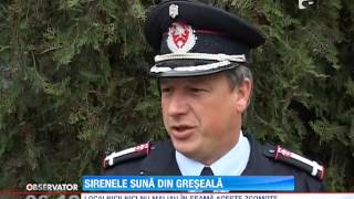 Sirenele sistemului de alarmare civila din Galati au pornit din greseala [upl. by Deloris]