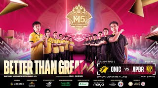 LIVE  GRAND FINALS  M5 World Championship  PH [upl. by Bej]