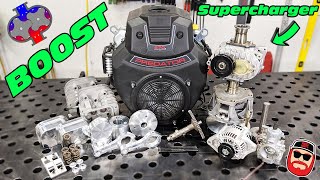 70HP Supercharged Harbor Freight Predator 670cc V Twin Engine Build [upl. by Erdne]