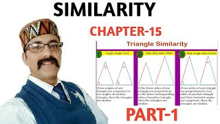 Similarity class 10 ICSE Chapter15 Introduction of similarity Part1 [upl. by Nnyllaf]