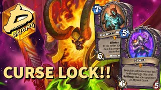 Un CONTROL DEVASTANTE ABYSSAL CURSE LOCK HEARTHSTONE ITA [upl. by Ylrebma]