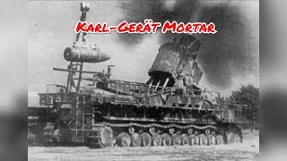 Mortar Karl Gerat in action WW2 [upl. by O'Toole]