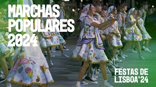 Marchas Populares  FESTAS DE LISBOA 24 [upl. by Ojillek]