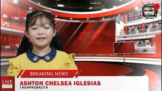 Kids News Reporting  Newscasting  Pagbabalita [upl. by Anatnom]