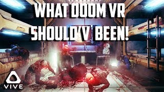 WHAT DOOM VR SHOULDV BEEN • ATECH CYBERNATIC VR  HTC VIVE GAMEPLAY [upl. by Ximena]