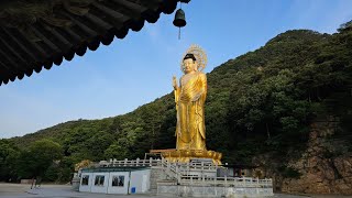 CW676 Beopjusa temple Songnisan mountain Korea 충북 속리산 법주사 [upl. by Sainana]