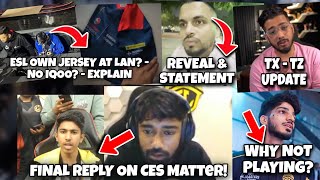 No Iqoo in ESL Jersey Explain  Neyoo on CES Matter  Apollo Plans  Sid Reveal Can Soul win ESL [upl. by Lamok]