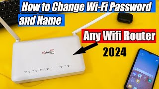 How to Change WiFi Password and Name Any Router 2024  Wifi Name and Password kaise change kare [upl. by Chandra950]