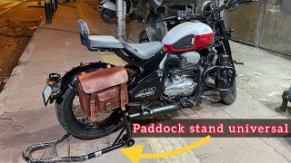 paddock stand for all bikes  jawa paddock stand  jawa 42 bobber  ktm  yamaha  Yezdi amp Jawa [upl. by Siegler]