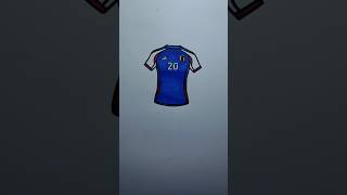 Japan Jersey Coloring japan jerseyfootball nationalteam footballjersey footballshirts shorts [upl. by Kawasaki]