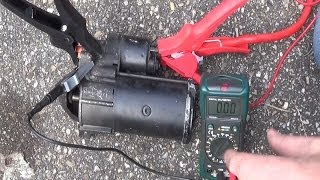 How to test your starter motor amp solenoid  Starter troubleshooting [upl. by Hgielek]