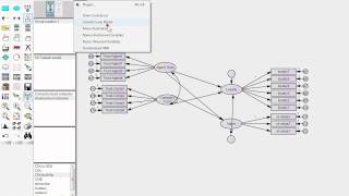 From Measurement Model to Structural Model in AMOS [upl. by Yddur206]