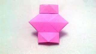 How to make an origami lantern step by step [upl. by Hameean]