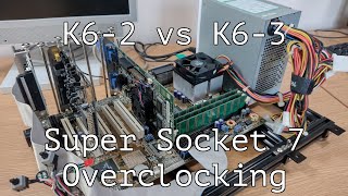 AMD K62 vs K63 Super Socket 7 Overclocking [upl. by Compte]