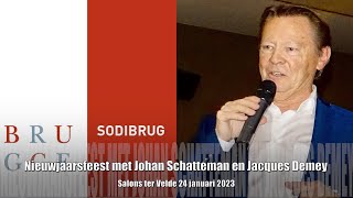 SODIBRUG Nieuwjaarsfeest met Johan Schatteman en Jacques Demey  Salons ter Velde 24012023  4K [upl. by Yeltrab]