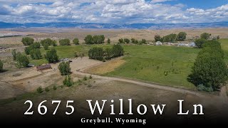 2675 Willow Ln Horse Property for Sale Greybull WY [upl. by Hassett564]