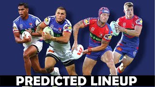 Newcastle Knights Predicted Lineup  NRL 2024 [upl. by Zoie]