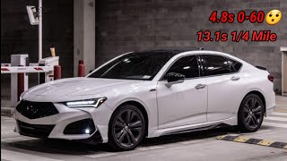 Acura TLTLX 14 Mile Times  060Comparisons Stock Vs Modded [upl. by Aydin]