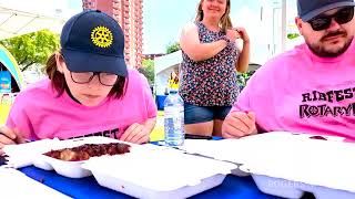 Rotaryfest Sault Ste Marie Ribfest 2024 Rib  Chicken Judging [upl. by Grogan]