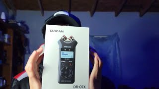 ASMR PROBANDO LA TASCAM DR07X [upl. by Aretina]