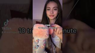 ASMR 10 TRIGGERS 1 MINUTE asmr tingles mouthsounds asmrtriggers sleep asmrvideos relaxing [upl. by Simonsen]