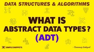 What is Abstract Data TypesADT in Data Structures   with Example [upl. by Nichy410]