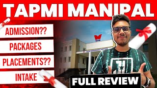 TAPMI Manipal  Cutoffs Placements and Campus Life  Full Review  TAPMI GDPI [upl. by Mccormac287]