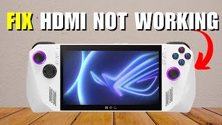 ROG Ally Not Connecting To HDMI  How To Fix [upl. by Aidnama579]