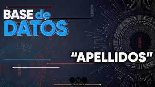 📉 BASE DE DATOS APELLIDOS ✅ ¿Cuáles son los apellidos de los argentinos  TelefeNoticias [upl. by Neerihs]