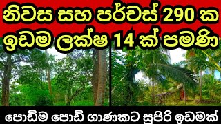 අක්කර 1 පර්චස් 130 ක ඉඩම හා නිවස රු ලක්ෂ 14 කට  Aduwata idam  Aduwata niwasa  House for sale [upl. by Gnauq]