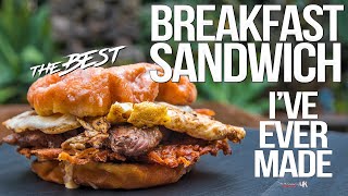 The Best Breakfast Sandwich Ive Ever Made  SAM THE COOKING GUY 4K [upl. by Esimaj143]