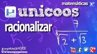 Operaciones con Radicales 06  Racionalizar SECUNDARIA 3ºESO matematicas [upl. by Bryan]