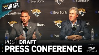 Trent Baalke and Doug Pederson Recap Day 1 of the NFL Draft  Jacksonville Jaguars [upl. by Sherer]